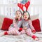 Set of 2 Red Christmas Throw Pillow Covers 16x16 Inch, Luxury Soft Faux Fur Decorative Cushion Covers for Couch, Bed & Bedroom